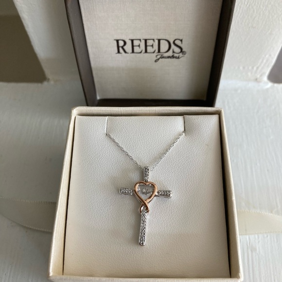 Reeds Jewelers Diamond Heart Necklace - Picture 3 of 5
